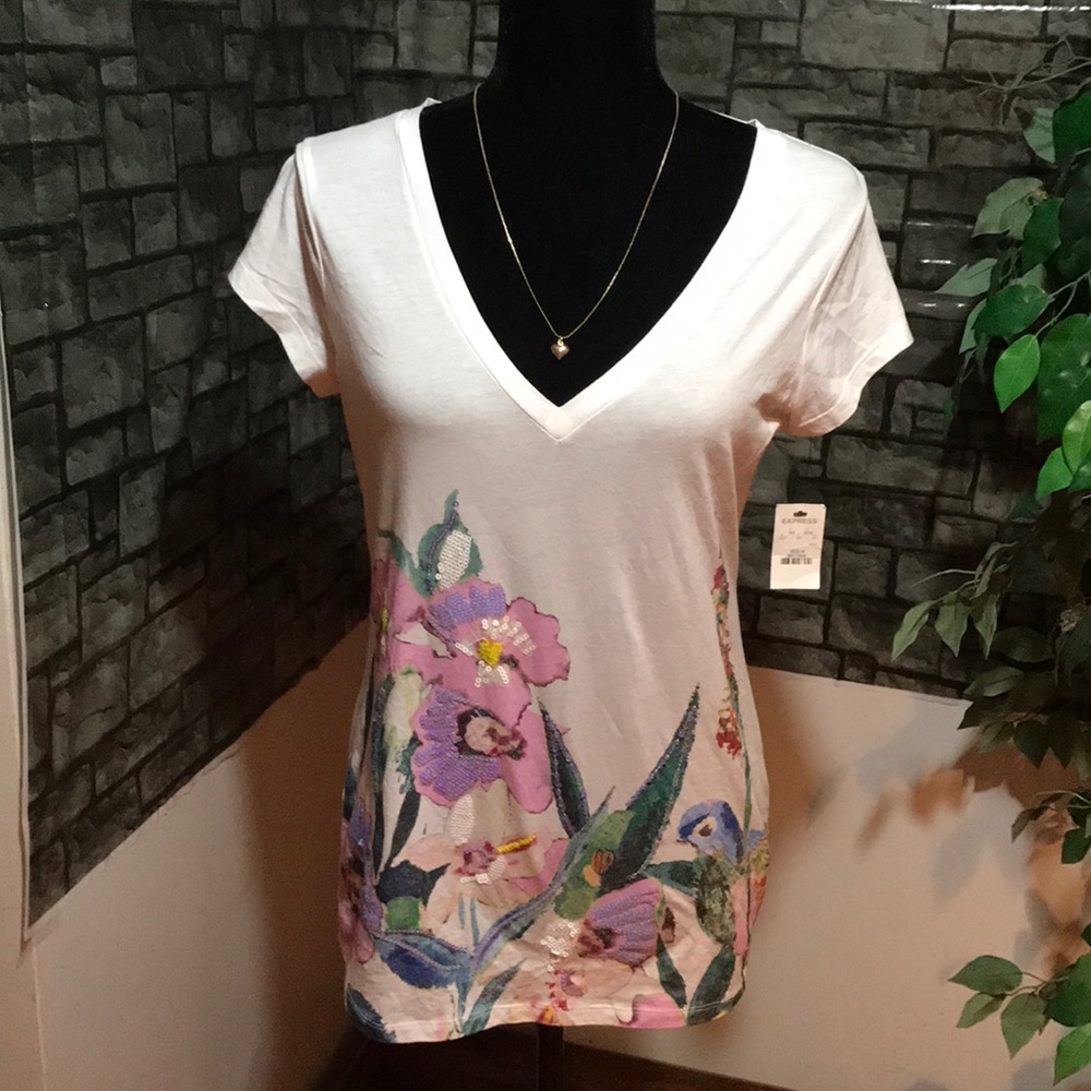 Express Floral Tee